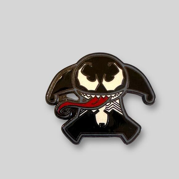 Disney Marvel Kawaii Art Collection Venom Black Widow Trading Pin Set Lot - Picture 2 of 4